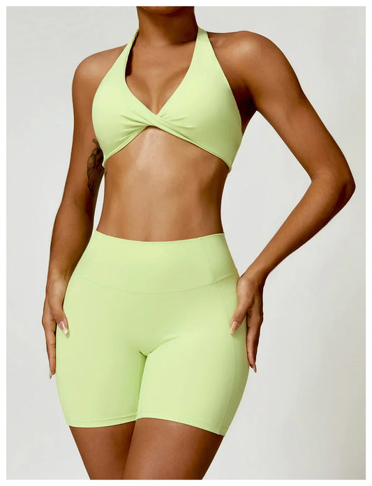 SHAPE ENHANCING SHORTS - LIME