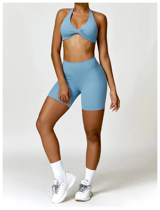 SHAPE ENHANCING SHORTS - BLUE